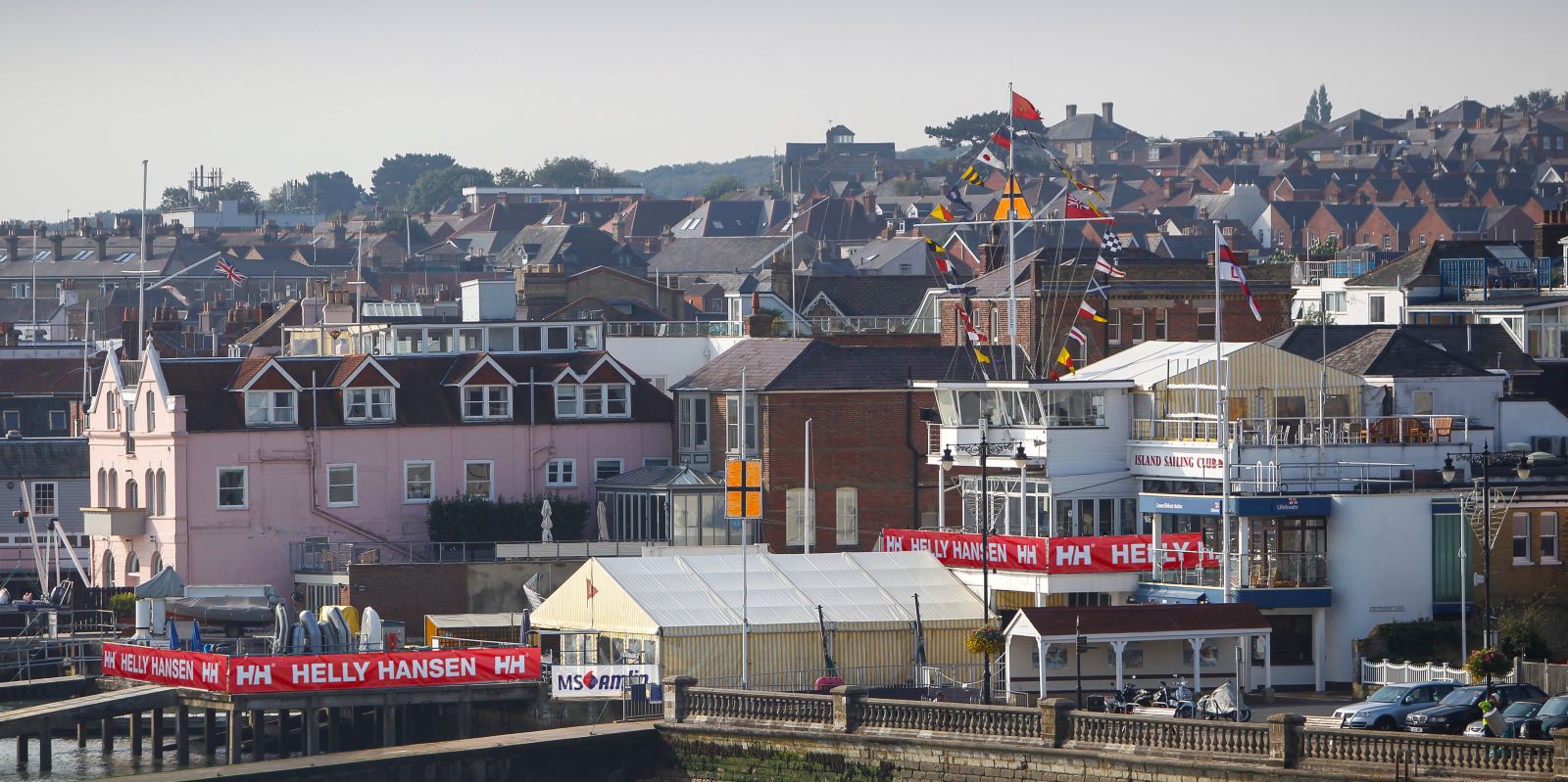 ISC banner advertising cowes sponsor