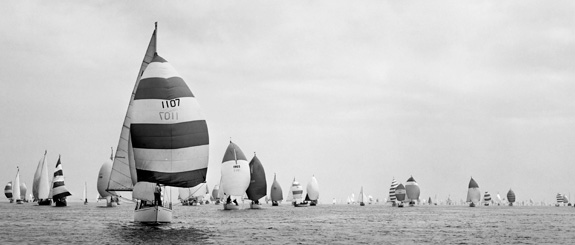 Round the Island Race 1964 RTIR Island Sailing Club Cowes Isle of Wight IoW